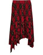 MCQUEEN Asymmetric midi skirt