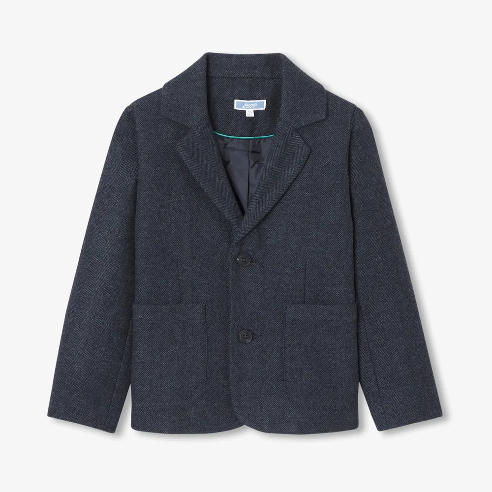 Boy jacket in Italian wool