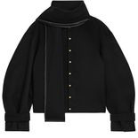 CELINE Scarf jacket in wool cloth