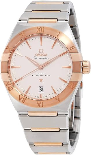 Omega constellation series automatic mechanical men's watch silver dial 13120392002001