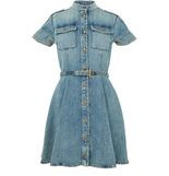 MCQUEEN Denim mini dress