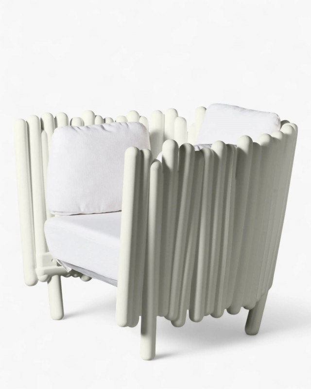 Serralunga Canisse Armchair-Serralunga White